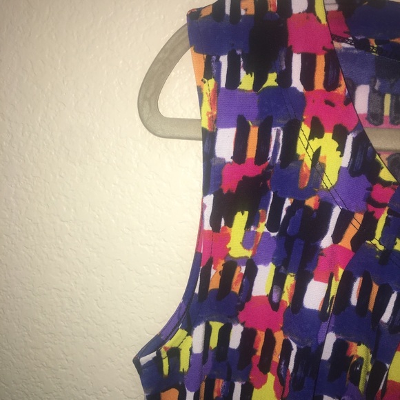 Jones Studio Medium Multi Colored Sleeveless Top - Picture 4 of 6